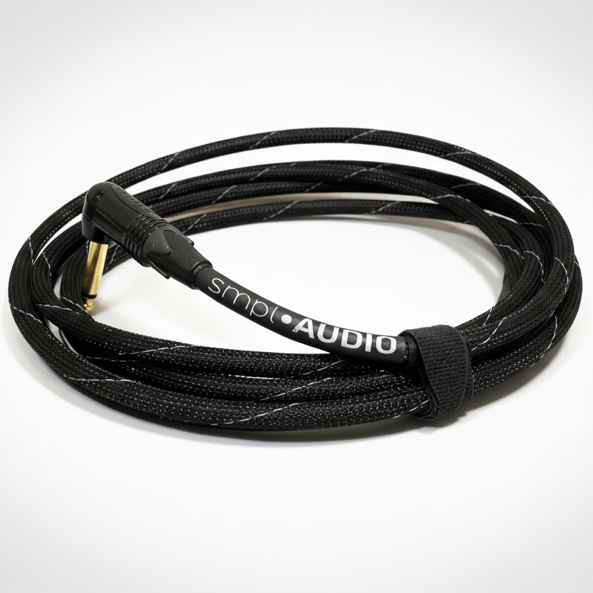 smpl•AUDIO Custom Instrument Cable - White Background