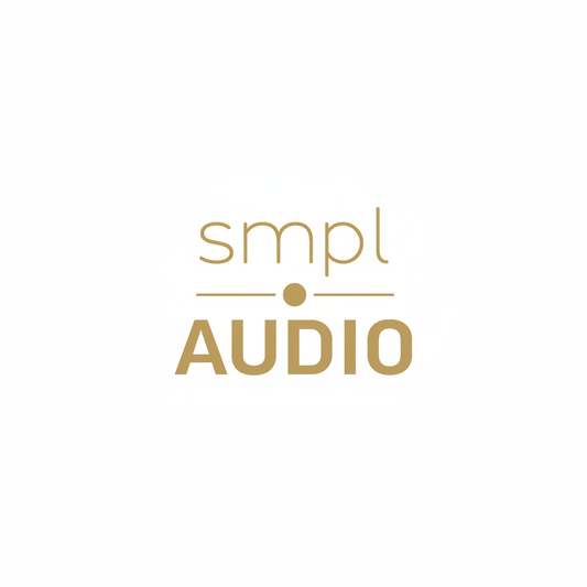 smpl AUDIO logo on white background
